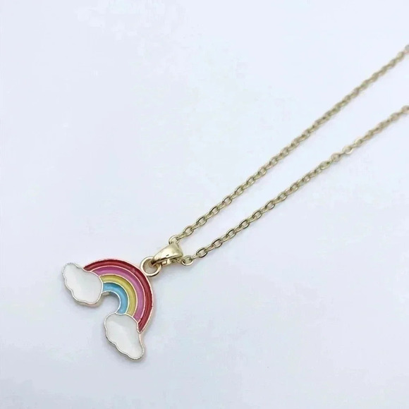 Unicorn Jewelry Set |Gold plated | Dainty Necklace| Gift for girl - Picture 3 of 5